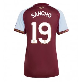 Aston Villa Jadon Sancho #19 Thuis tenue Dames 2025-26 Korte Mouw